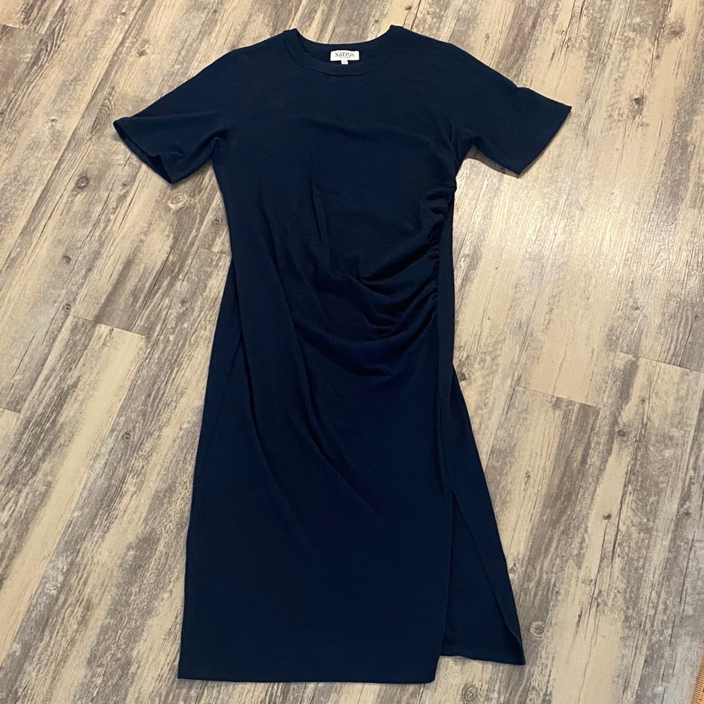 Nation Cole T-Shirt Dress Navy Midnight Sky XL (SP25) - Picture 2 of 8